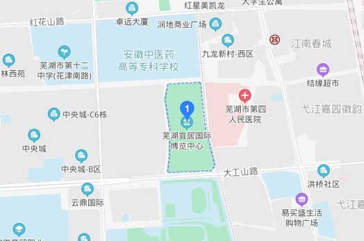 芜湖家博会展馆宜居国际博览中心地图